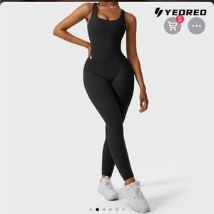 One piece workout romper